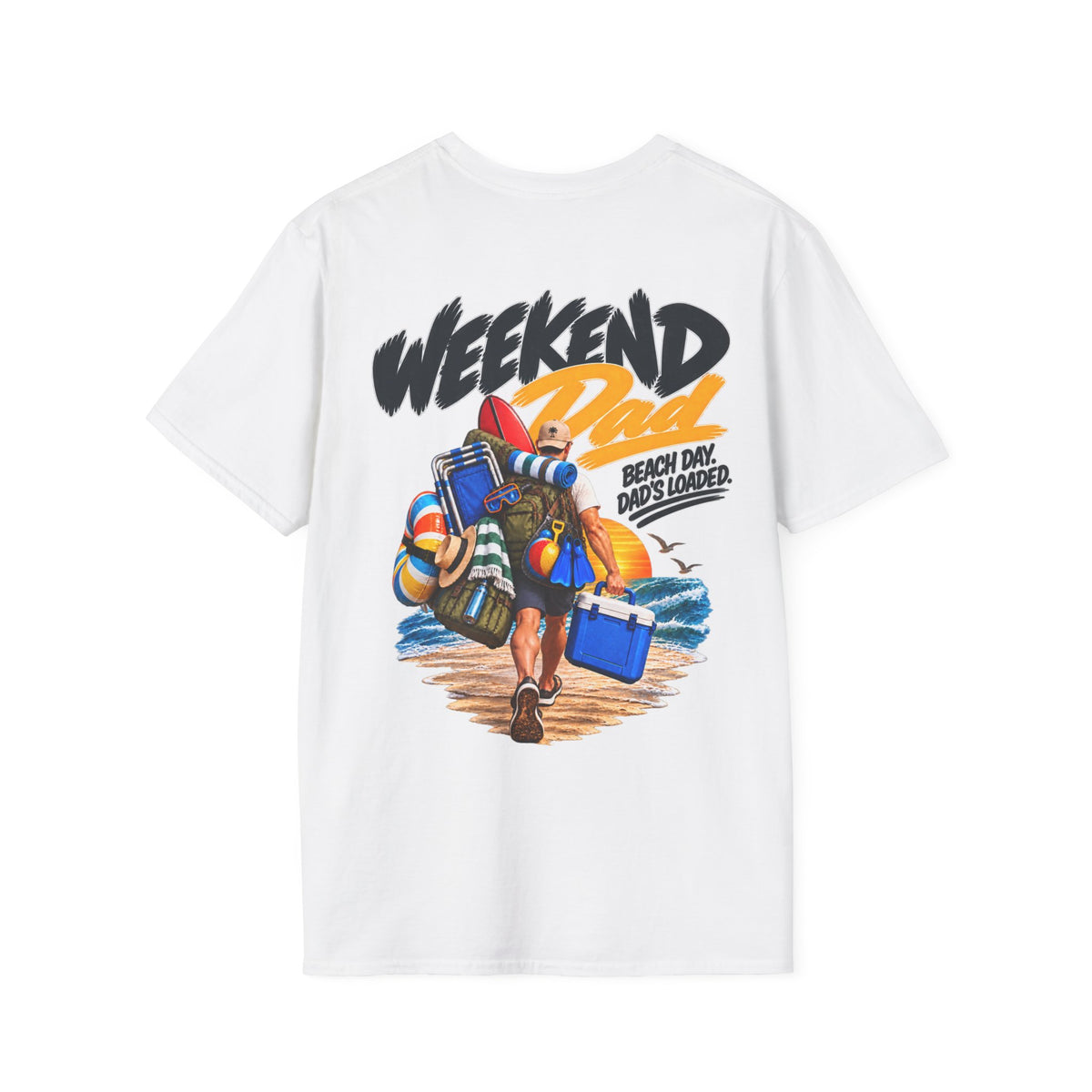 Beach Dad T-Shirt – Relatable Weekend Dad Graphic Tee