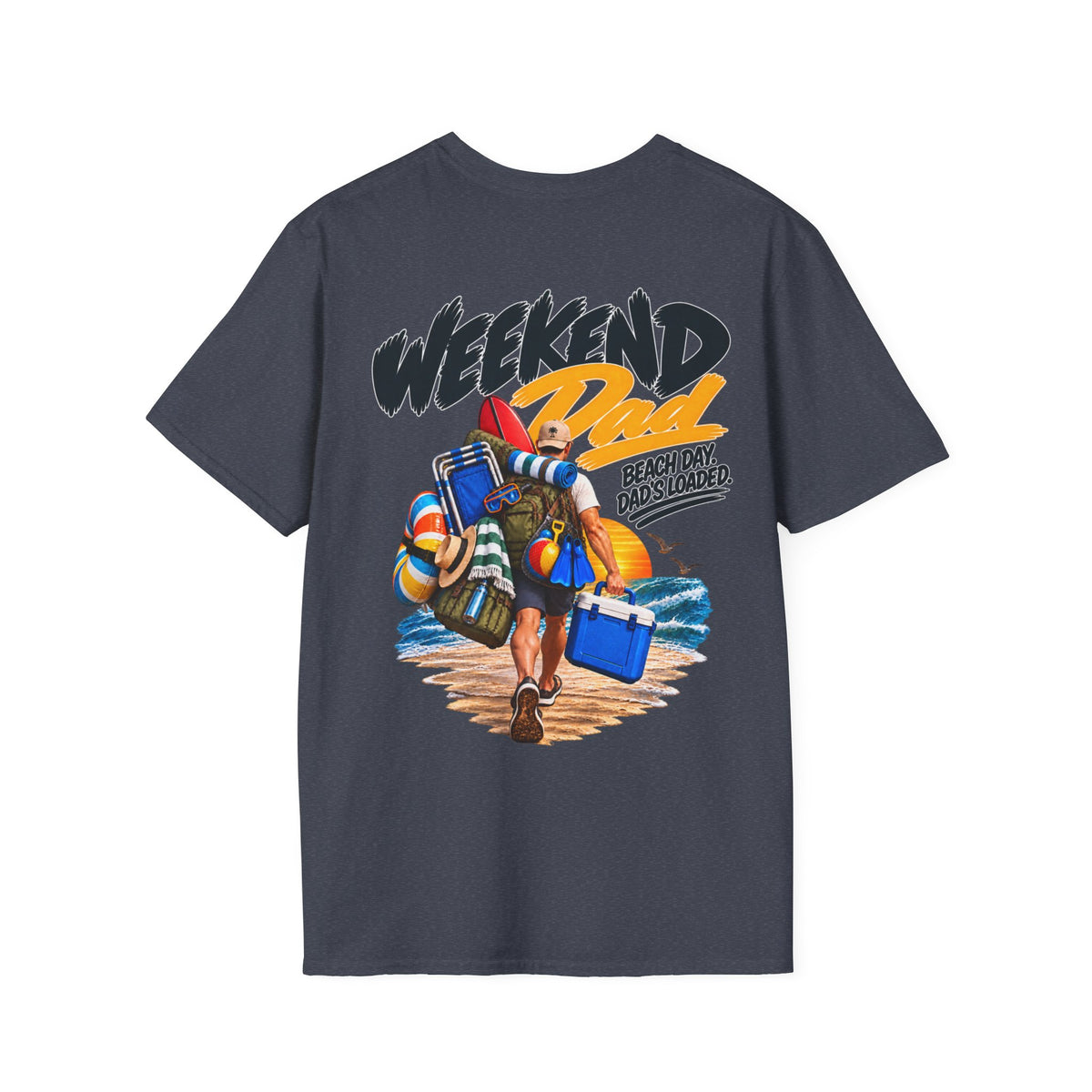 Beach Dad T-Shirt – Relatable Weekend Dad Graphic Tee