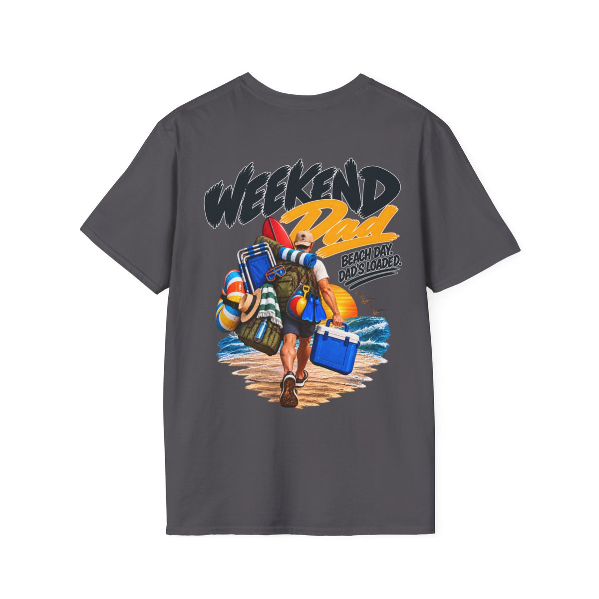 Beach Dad T-Shirt – Relatable Weekend Dad Graphic Tee