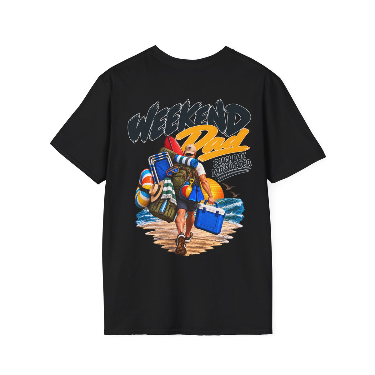 Beach Dad T-Shirt – Relatable Weekend Dad Graphic Tee